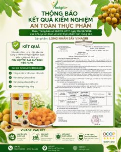 VinAgri công bố kết quả kiểm nghiệm an toàn thực phẩm mới nhất T7.2026